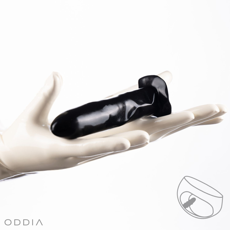 Oddia®  Latex briefs with penis sleeve