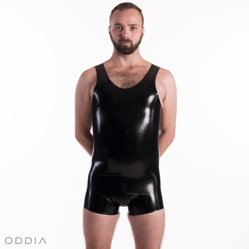 Latex Rubber Shorts Men Underwear Briefs Pants With Two Sheaths Latex  Panties,Red,Small : : Clothing, Shoes & Accessories