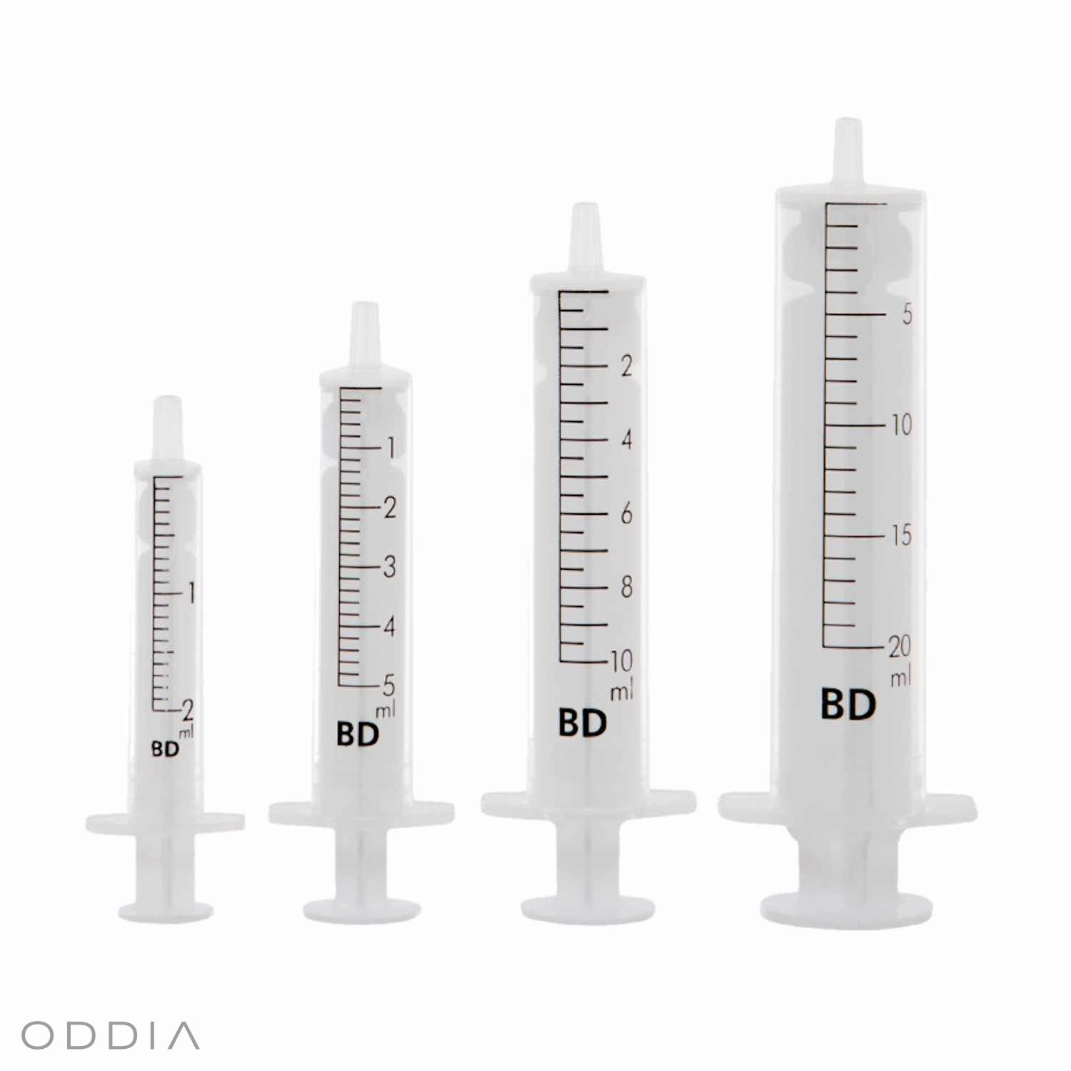 Clear injection syringe