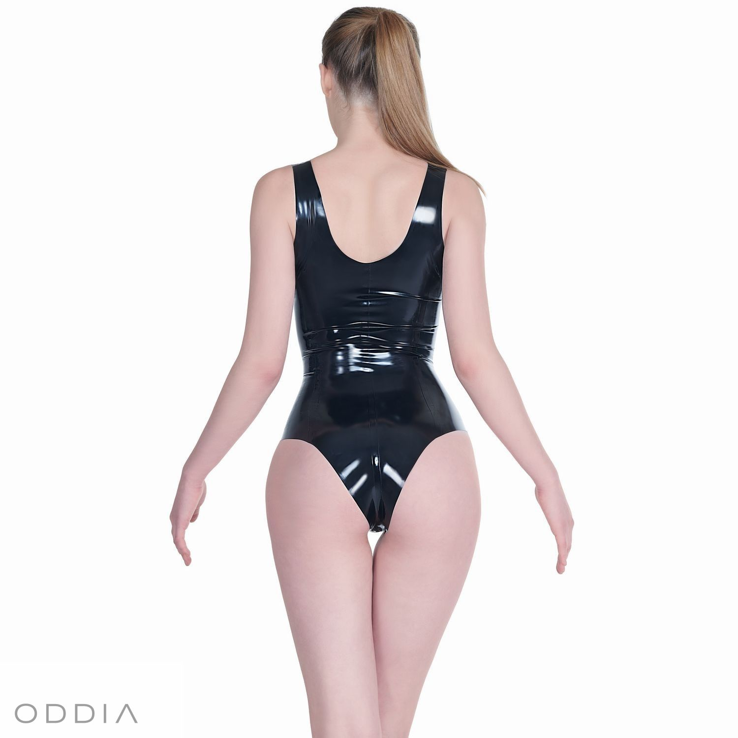 Oddia®  Simple latex bodysuit